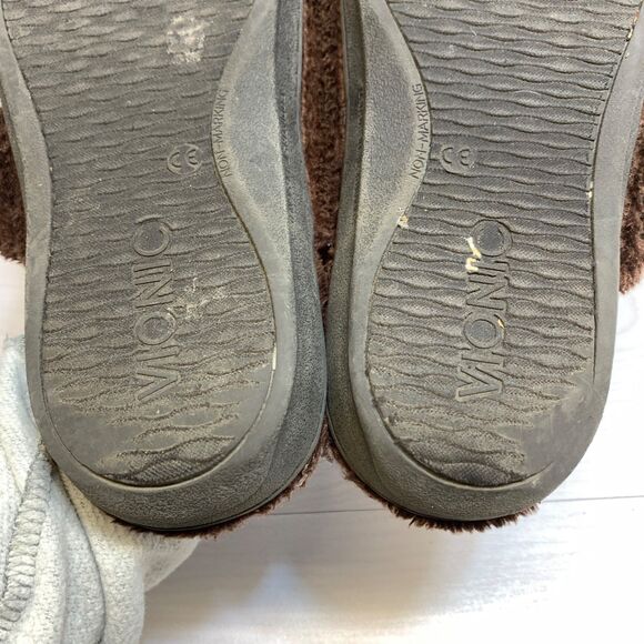 Vionic Womens 8 brown Gemma Soft Mule Slippers Orthotic Comfort - Picture 9 of 10